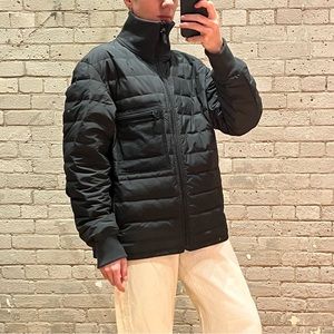 Uniqlo U padded lightweight jacket high neck | black | size men’s medium